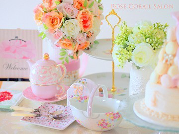 ポーセラーツ・カルトナージュ教室Rose Corail